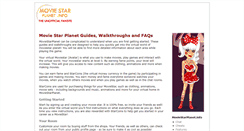 Desktop Screenshot of guides.moviestarplanet.info