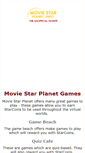 Mobile Screenshot of games.moviestarplanet.info