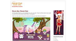 Desktop Screenshot of pets.moviestarplanet.info