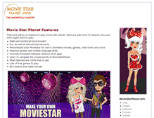 Tablet Screenshot of features.moviestarplanet.info