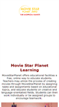 Mobile Screenshot of learning.moviestarplanet.info
